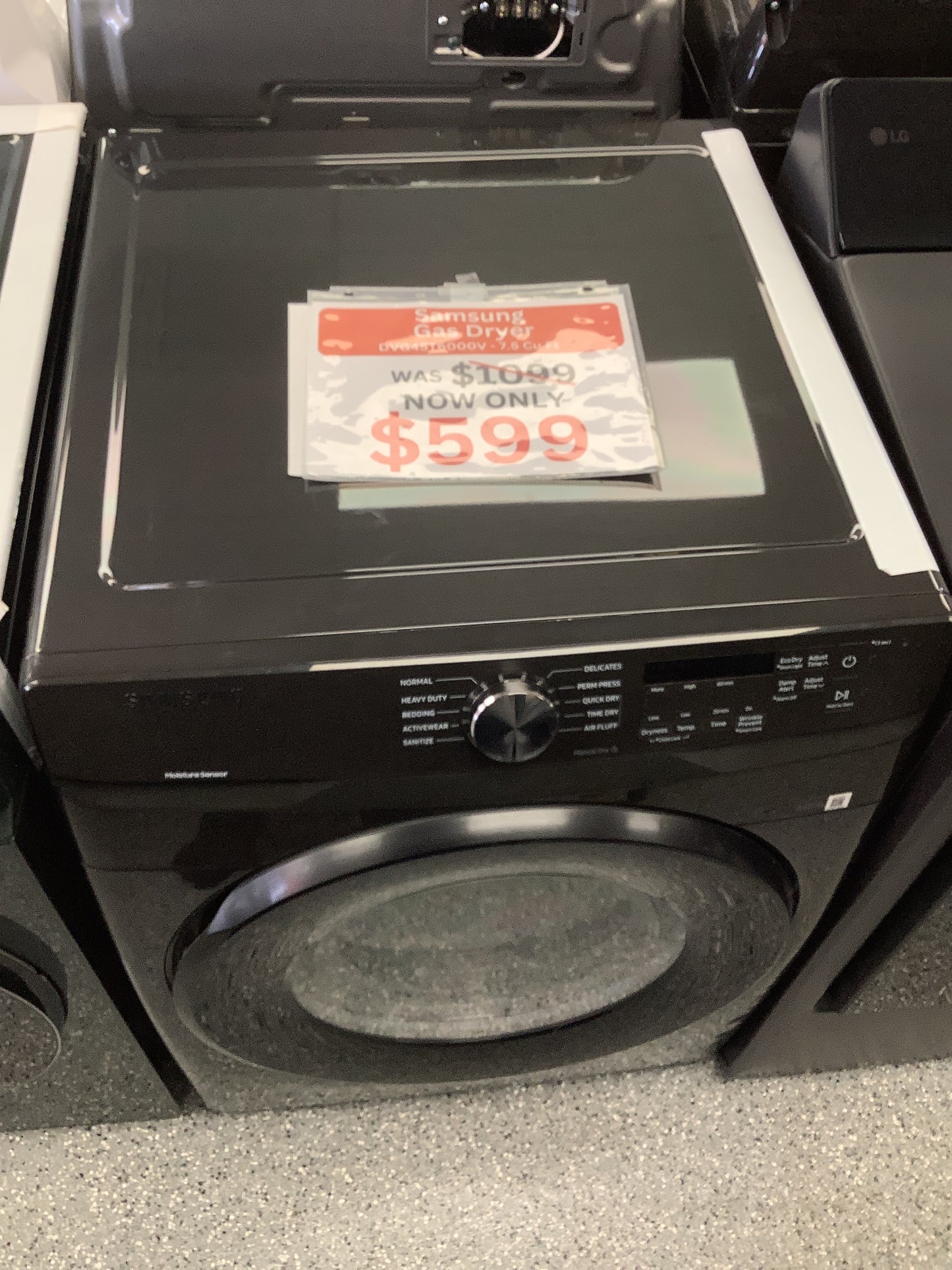 Samsung Gas Dryer 7.5 cu ft