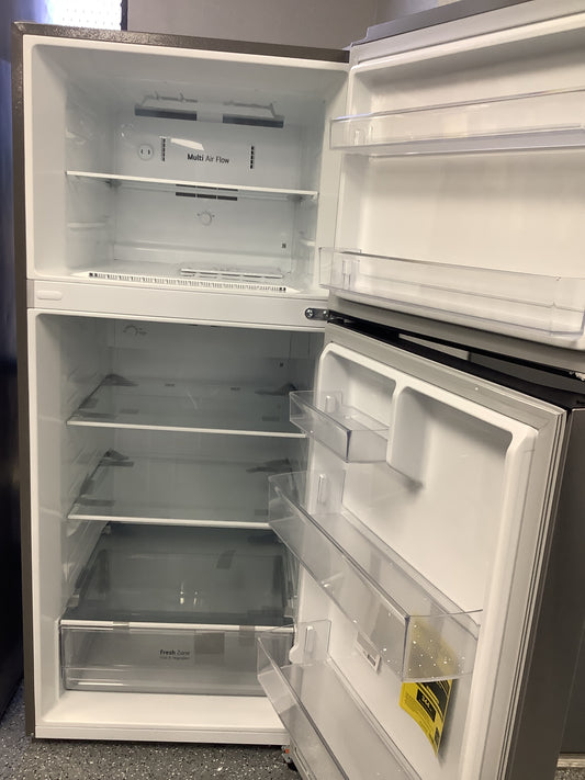 LG 18 cu. ft. Top Freezer Refrigerator (Stainless Steel)