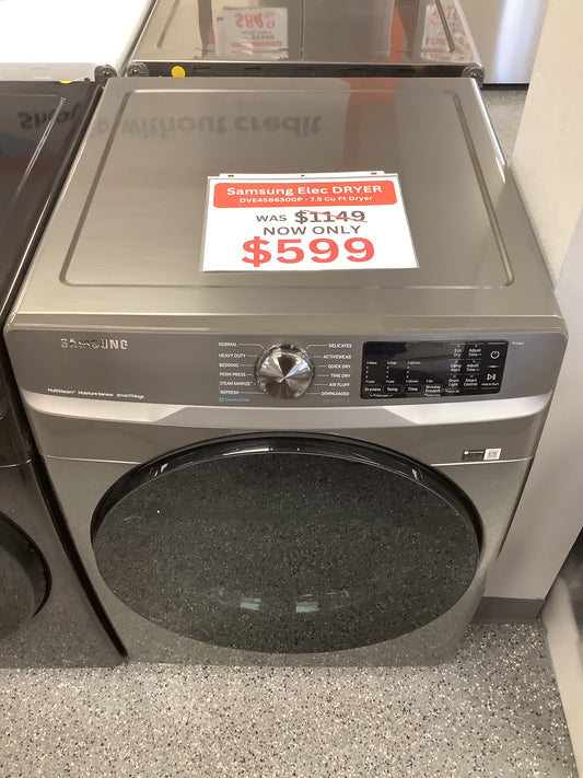 Samsung 7.5 cu ft Electric Dryer