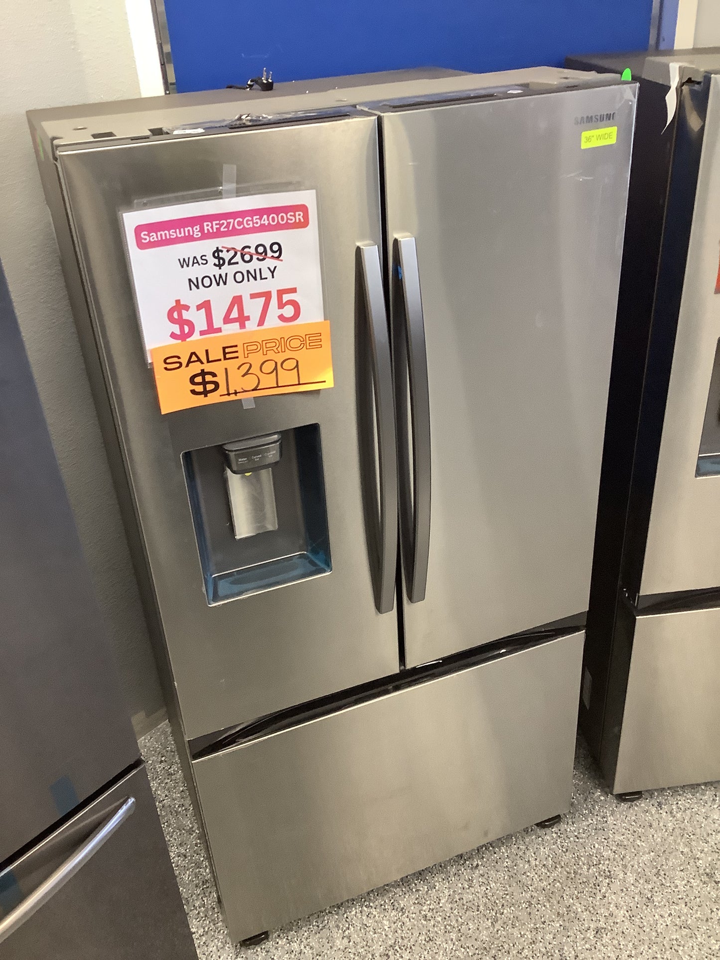26 cu. ft. Mega Capacity Counter Depth 3-Door French Door Refrigerator with Four Types of Ice in Stainless Steel