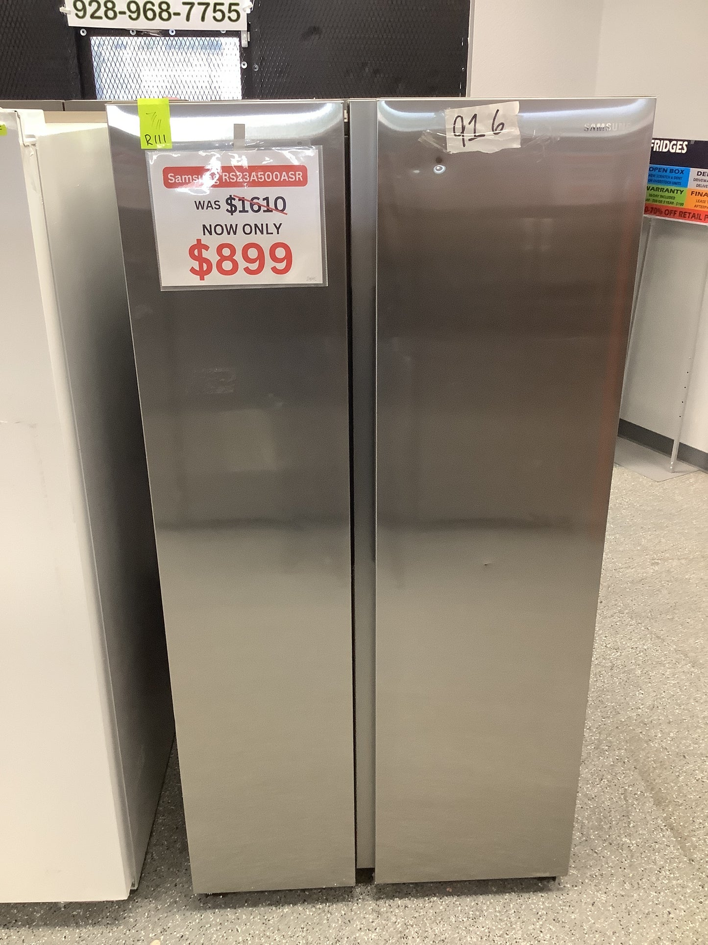 23 cu. ft. Smart Counter Depth Side-by-Side Refrigerator in Stainless Steel