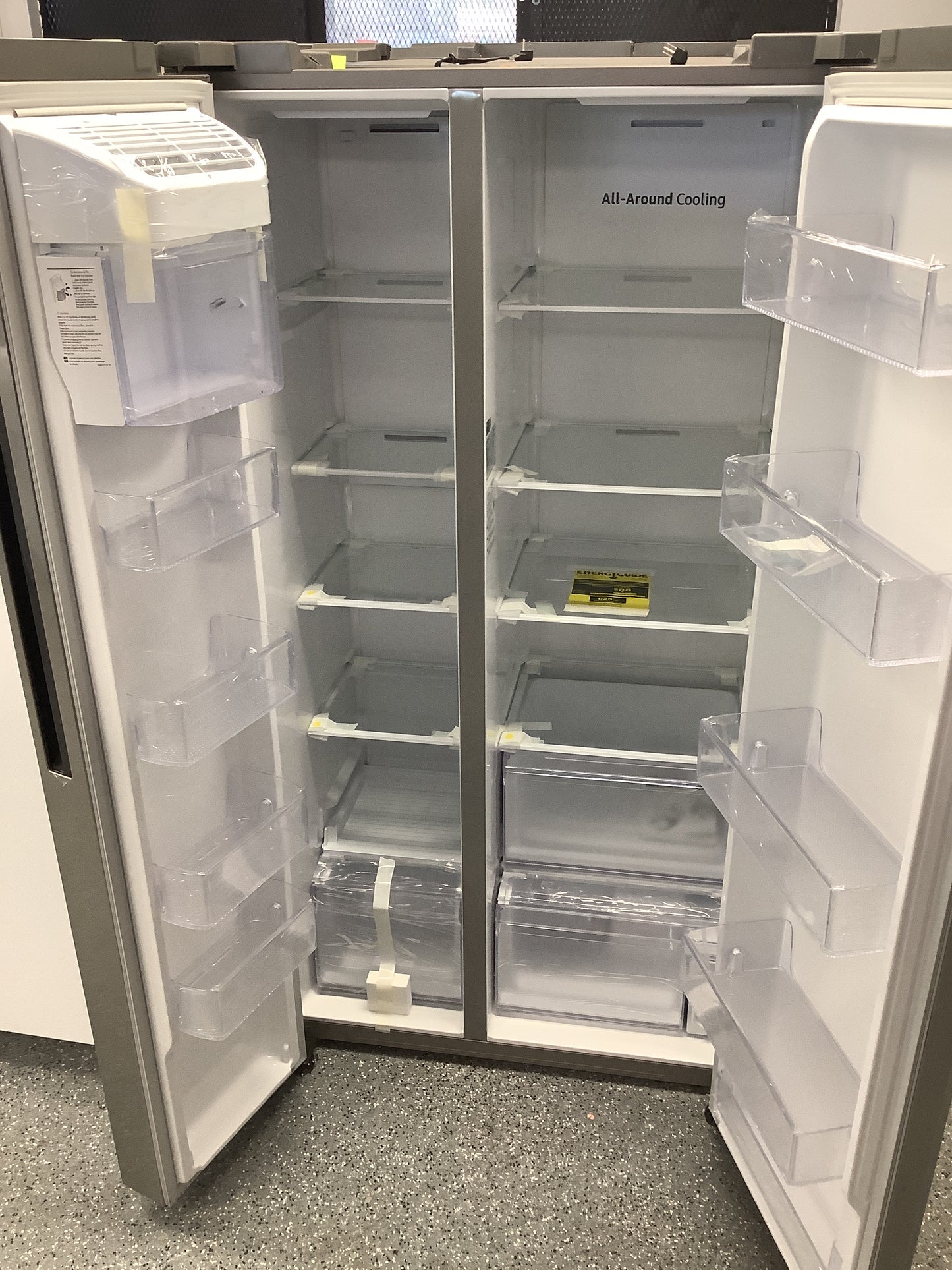 23 cu. ft. Smart Counter Depth Side-by-Side Refrigerator in Stainless Steel