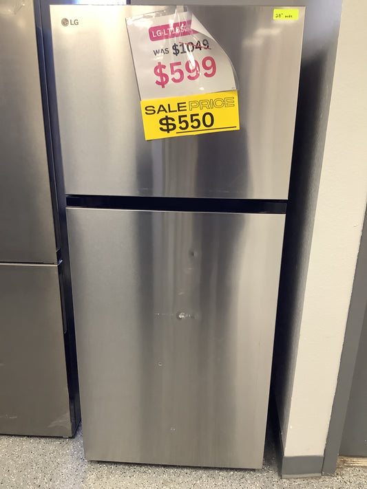 LG 18 cu. ft. Top Freezer Refrigerator (Stainless Steel)
