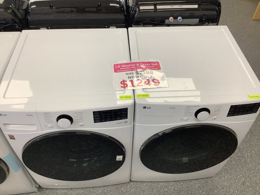 LG Washer Dryer Set