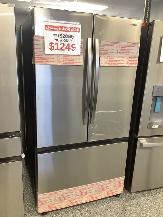 32 cu. ft. Mega Capacity 3-Door French Door Refrigerator with Dual Auto Ice Maker in Stainless Steel