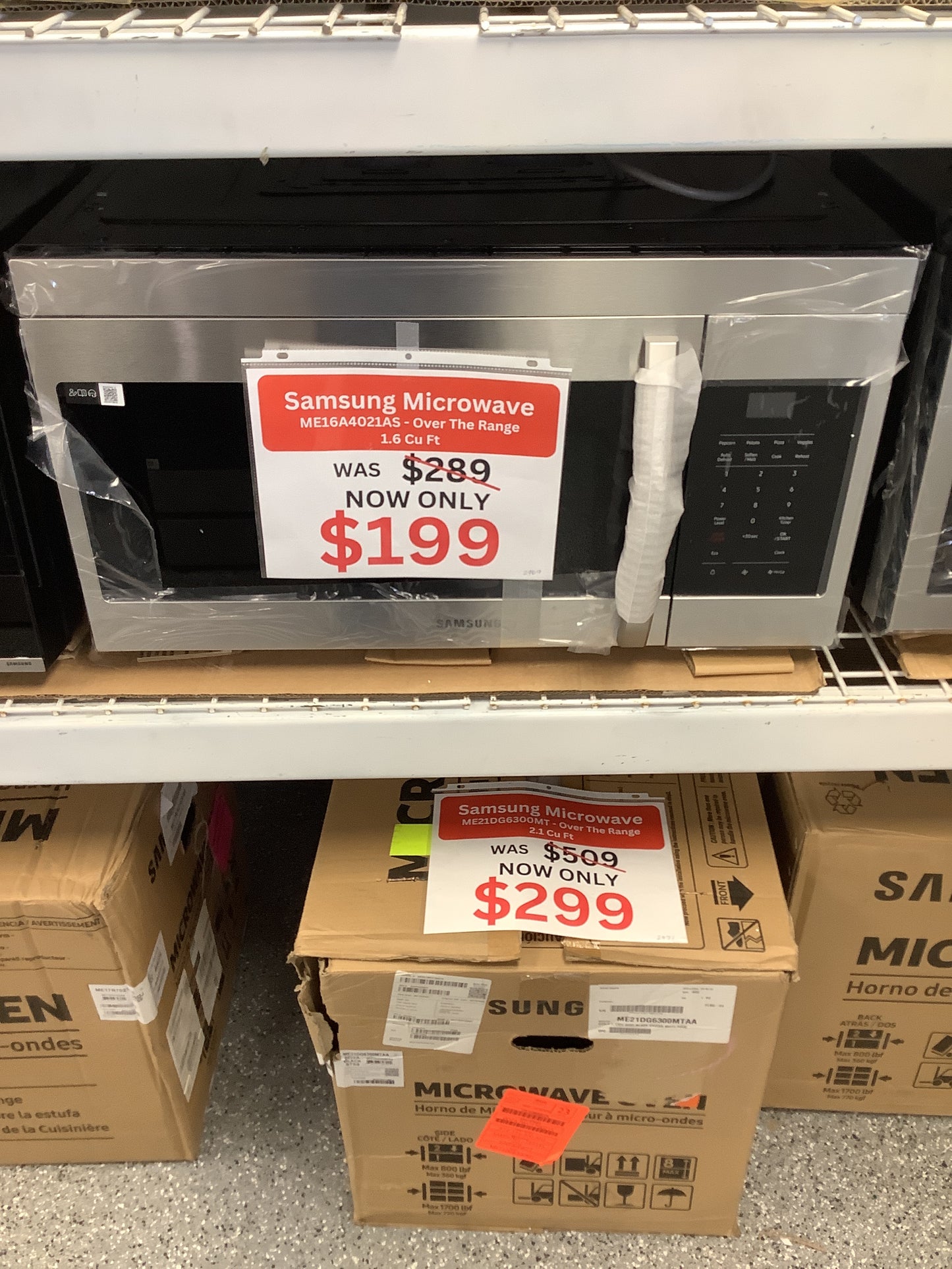 1.6 cu. ft. Over-the-Range Microwave with Auto Cook in Stainless Steel