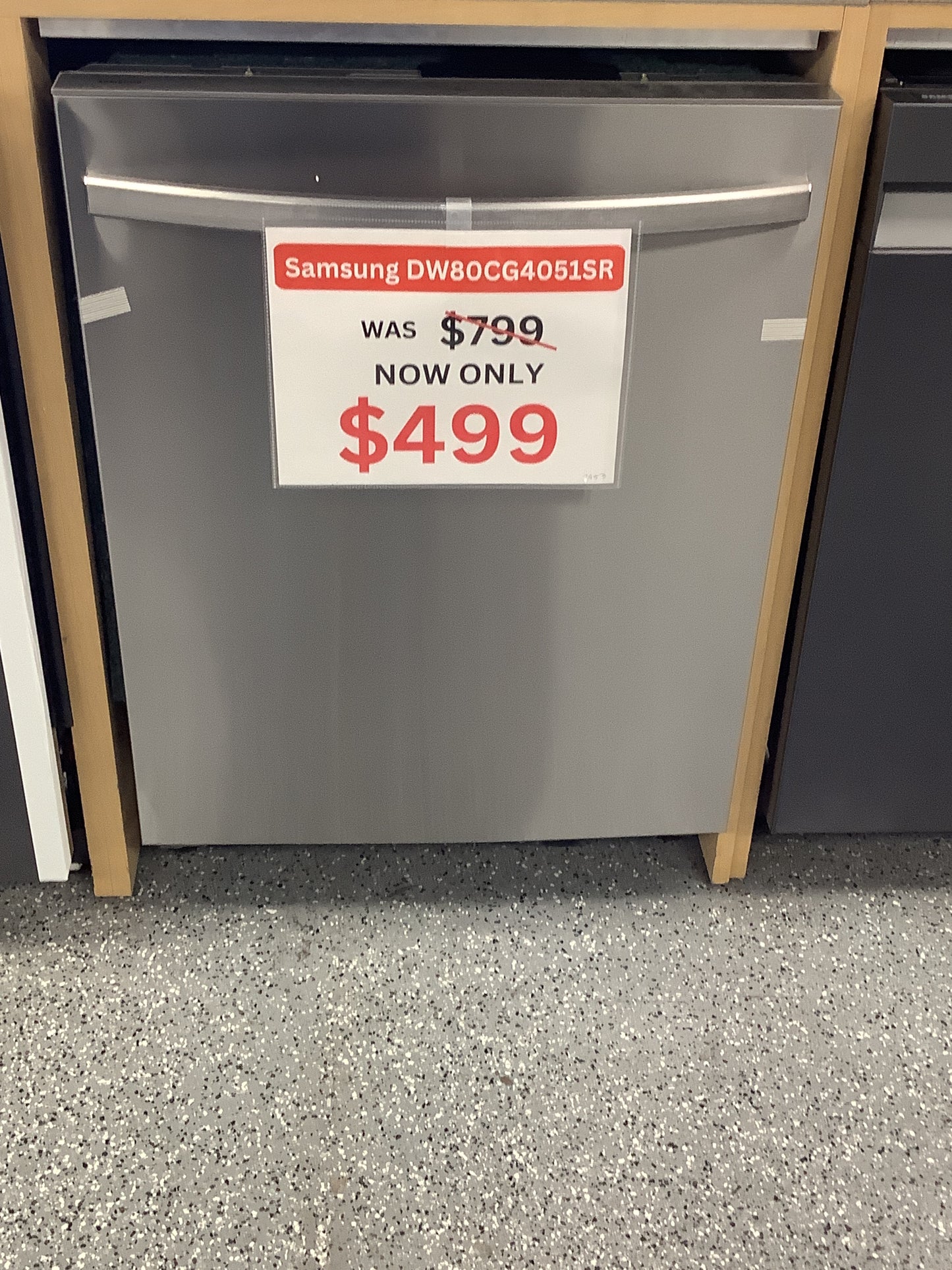 Samsung 24" 51dB Built-In Dishwasher with Third Rack (DW80CG4051SRAA) - Stainless Steel