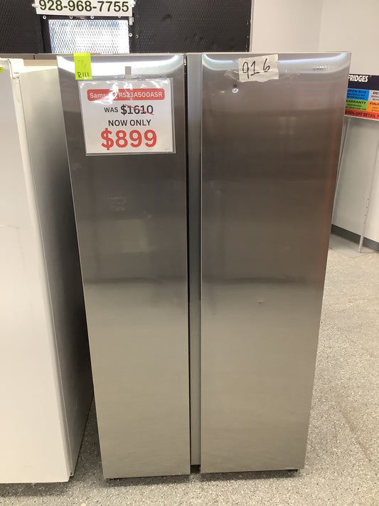 23 cu. ft. Smart Counter Depth Side-by-Side Refrigerator in Stainless Steel