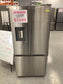 22 cu. ft. Smart 3-Door French Door Refrigerator with External Water Dispenser in Fingerprint Resistant Stainless Steel