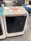 Samsung 7.4 cu. ft. Smart Gas Dryer with Steam Sanitize+ in Ivory